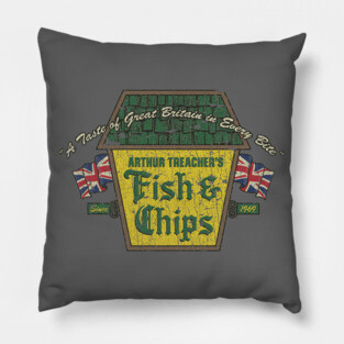 Arthur Treacher’s Fish & Chips 1969 Pillow