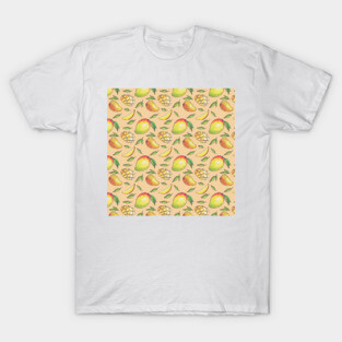 Watercolor pattern " delicious mango" T-Shirt