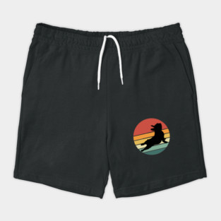 French bulldog yoga, sunset yoga frenchie silhouette Shorts