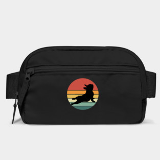 French bulldog yoga, sunset yoga frenchie silhouette Bag