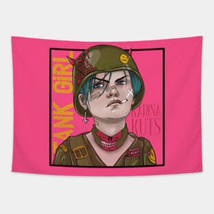 Tank Girl Tapestry