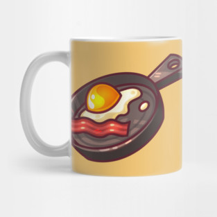 Cute Egg and Bacon Fry Pan Mug