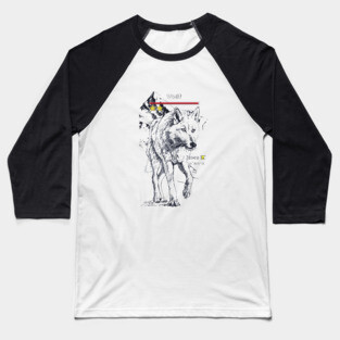 Valheim Wolf Baseball T-Shirt