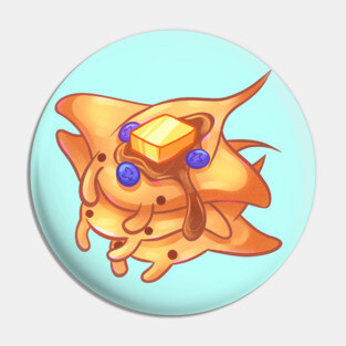 Pancake Manta Rays Pin