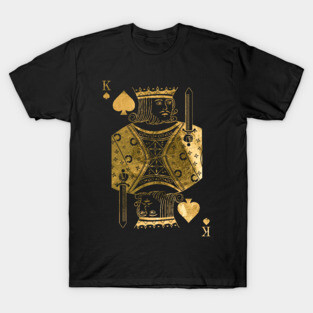 King Pikes - Golden playing cards T-Shirt
