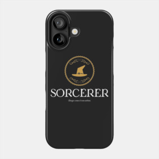 Sorcerer Sorcerers Magic Dungeons Crawler and Dragons Slayer Phone Case