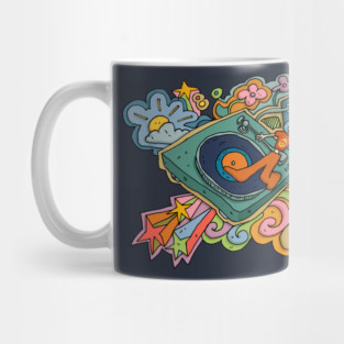 Peace, Love and Vinyl Mug