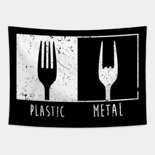Metal Fork Tapestry