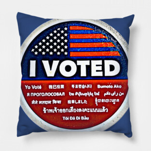 I Voted Pillow