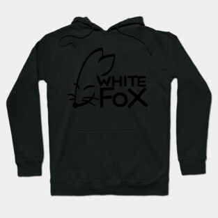 White Fox Logo Hoodie