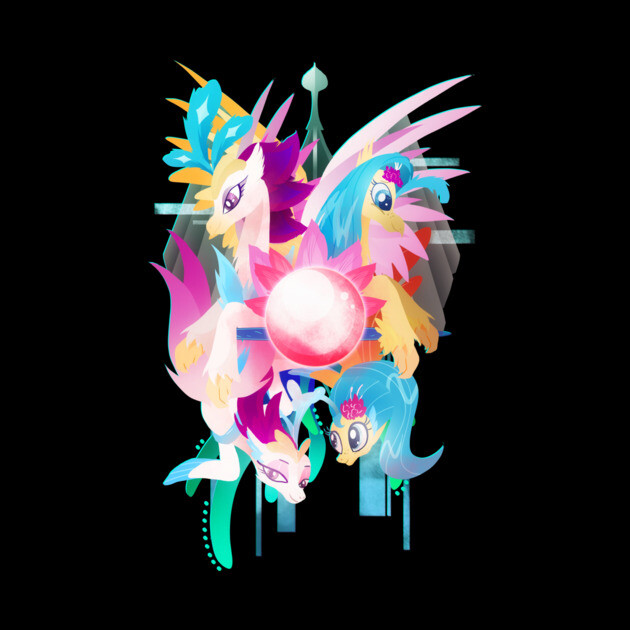 Princess Skystar and Queen Novo Tapestry