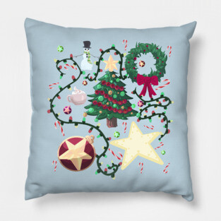 happy holidays Pillow