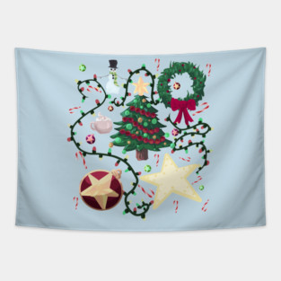 happy holidays Tapestry