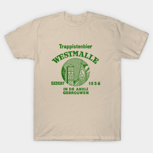 Trappistenbier Westmalle Beer - Vintage Design T-Shirt