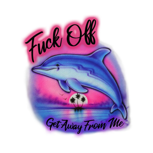 Airbrush Dreams Dolphins Tank Top TeePublic