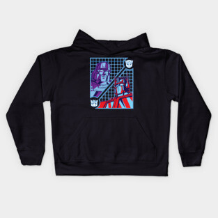 Retro Robots Kids Hoodie