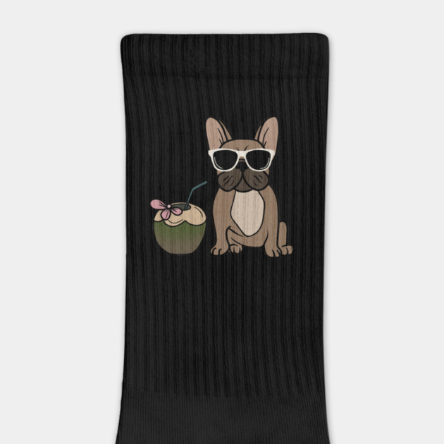 Cute French bulldog, Tropical, Dog Lover by logiamerch