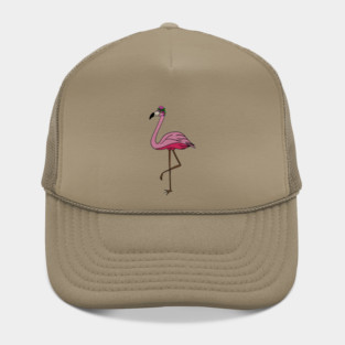 Flamingo Floral, Animal, Tropical Bird Hat