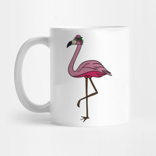 Flamingo Floral, Animal, Tropical Bird Mug