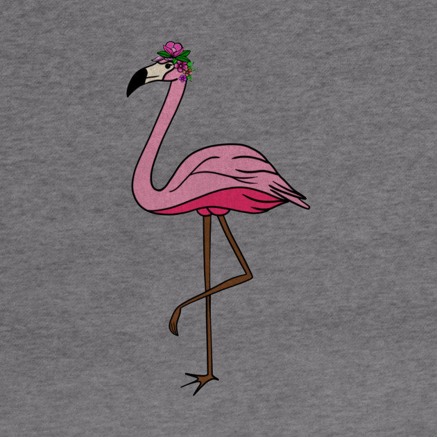 Flamingo Floral, Animal, Tropical Bird by logiamerch