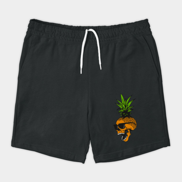 Pineapple, Skull wearing Glasses, Tropical Design by logiamerch