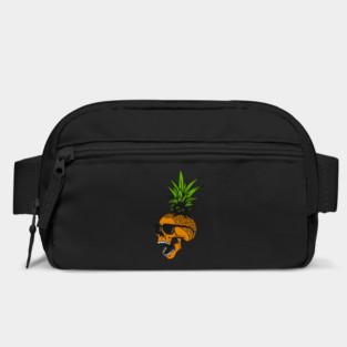 Pineapple, Skull wearing Glasses, Tropical Design Bag