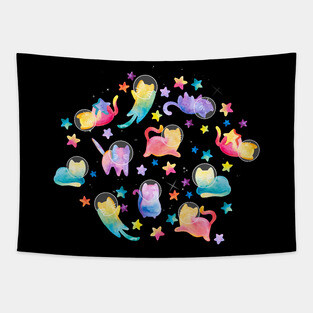 Luna Kitty Tapestry