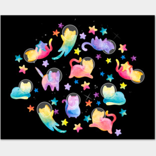 Luna Kitty Posters and Art