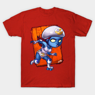 Superhero Roller Derby Mystique T-Shirt