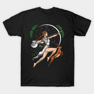 Greek Goddess Artemis T-Shirt