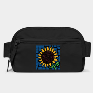 Sunflower Mosaic Nature Art Bag