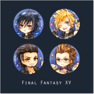 Final Fantasy XV Boys Posters and Art