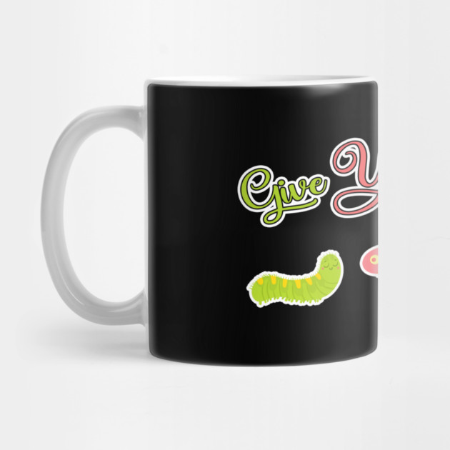 Give Yourself Time Demotivational Caterpillar Butterfly Buz Zapper by belownormal