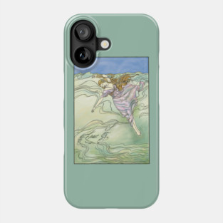 Drowning Girl (natural) Phone Case