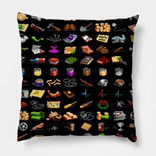 Monkey Island 2 Items Pillow