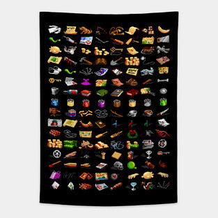 Monkey Island 2 Items Tapestry