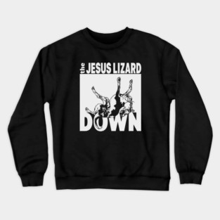 Jesus Lizard Down white Crewneck Sweatshirt