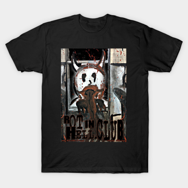 Rot In Hell.club LOGO T-Shirt by Rot In Hell Club
