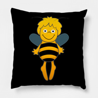 Maya Bee Happy Pillow