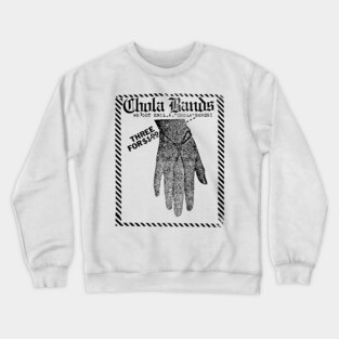 Chola Bands - Vintage Faded Style Latino Design Crewneck Sweatshirt