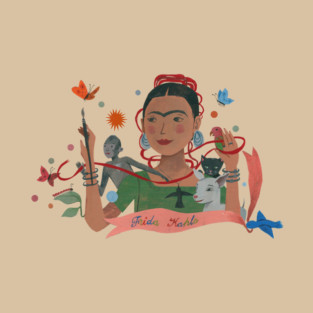 Frida Kahlo & Pets 2 T-Shirt