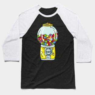 Retro Gumball Machine Baseball T-Shirt
