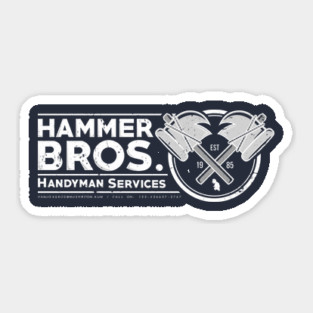 Hammer Bros DIY Sevices Sticker