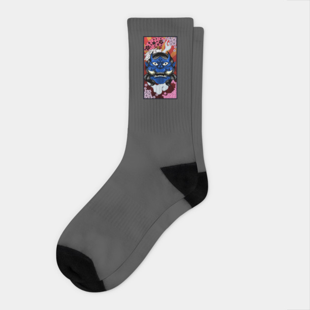ONI MASK Socks by droidmonkey