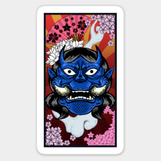 ONI MASK Sticker