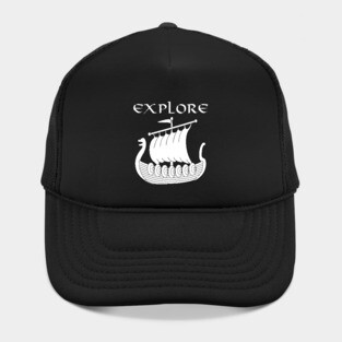 Viking Longship Explore Norse T-shirt Hat