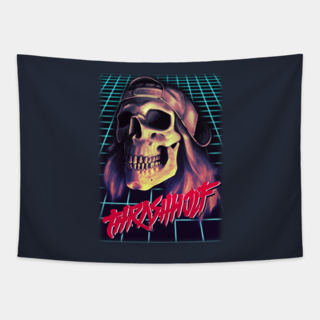 Thrashwolf Skull Tapestry by thrashwolf