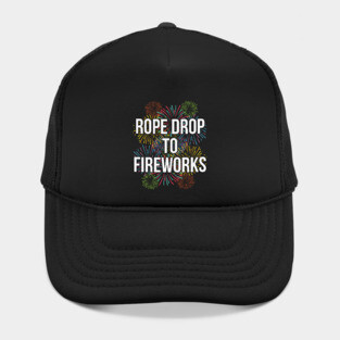 Rope Drop To Fireworks Theme Park Hat