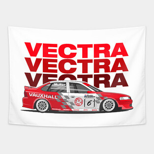 Vauxhall Opel Vectra B Racing car Tapestry