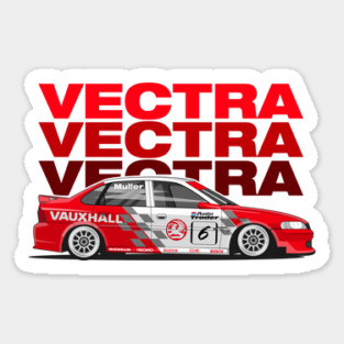 Vauxhall Opel Vectra B Racing car Sticker